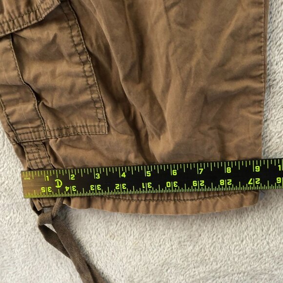 A New Approach A.N.A  Womens Cargo Capris Pants Size 14P Outdoors Tan Utility - Picture 7 of 14